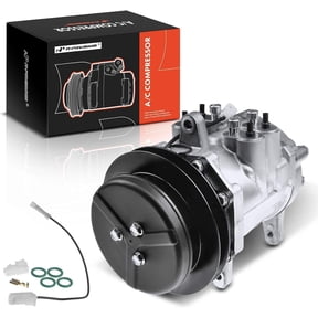 A-Premium Air Conditioner AC Compressor with Clutch Compatible with John Deere with 6E171 Compressor Single Groove RE12513