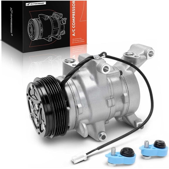 A-Premium Air Conditioner AC Compressor with Clutch Compatible with Mazda 3 2004-2009, 3 Sport 2009, 5 2006-2010, 2.0L 2.3L