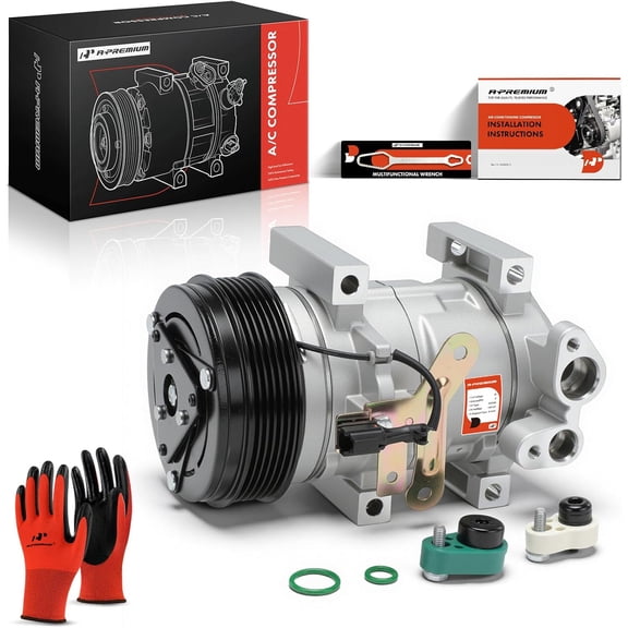 A-Premium AC Compressor Replacement for Subaru Forester 2011-2013 2.5L 6PK 110MM