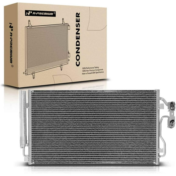 A-Premium Air Conditioning A/C Condenser Compatible with BMW 3-Series 320i 328i 335i GT xDrive - 4-Series 428i 435i xDrive Gran Coupe - M235i, Replace# 64509335364, 64506804723