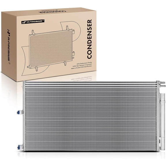 A-Premium Air Conditioning A/C Condenser Compatible with Ford F-150 F150 2009-2014, Expedition 2007-2014 & Lincoln Navigator 2007-2014, Replace# 7L1Z19712A