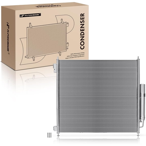 A-Premium Air Conditioning A/C Condenser Compatible with Land Rover Range Rover 2013-2020, Range Rover Sport 2014-2019, Discovery 2017-2019, 3.0L 5.0L, Replace# 4433, 940408