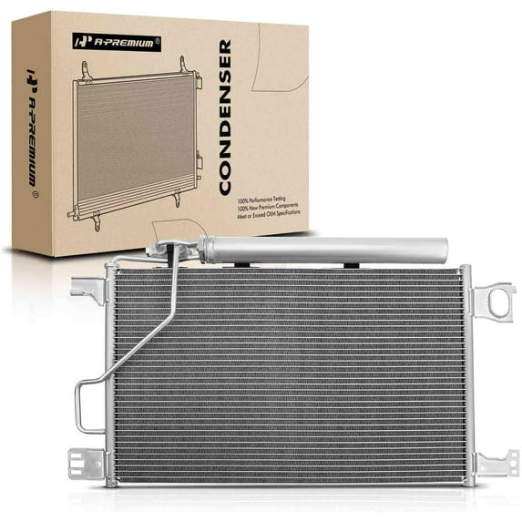 A-Premium Air Conditioning A/C Condenser Compatible with Mercedes-Benz C-Class C230, C350, C55 AMG - CLK-Class CLK350, CLK500, CLK55 AMG, Replace# 2035000854, A2035000854