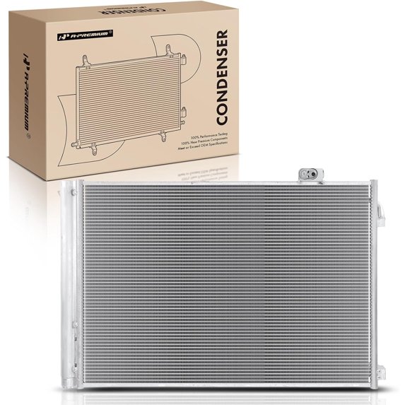 A-Premium Air Conditioning A/C Condenser Compatible with Mercedes-Benz C63/CLS63 AMG, E63 AMG, SL63/SL65 AMG, SLK55/SLS AMG, Replace# 940414, 1975000054