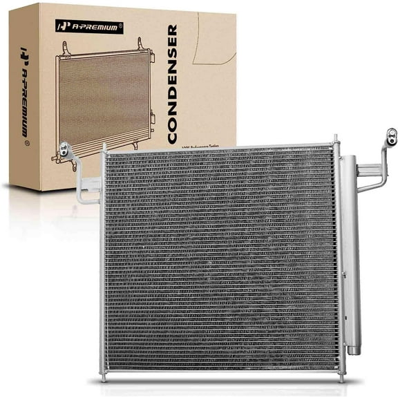 A-Premium Air Conditioning A/C Condenser Compatible with Nissan Titan 2004-2015, Armada 2005-2015, Pathfinder Armada & Infiniti QX56 2004-2010, V8 5.6L, Replace# 3239, 921007S200