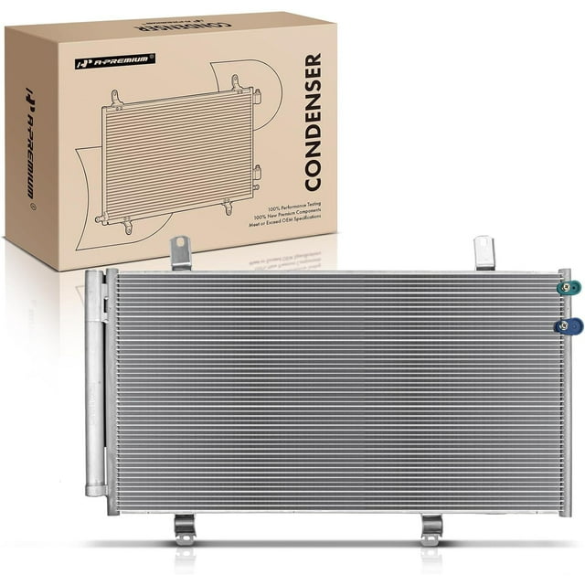 A-Premium Air Conditioning A/C Condenser Compatible with Toyota Camry 2007-2011, Avalon 2005-2012, Venza 2009-2016 & Lexus ES350 2007-2012, Replace# 3396, 8846006210