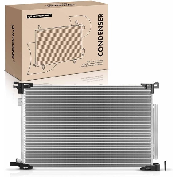A-Premium Air Conditioning A/C Condenser Compatible with Toyota RAV4 2022-2023 2.5L, Venza 2022-2023 2.5L, Crown 2023-2024 2.4L 2.5L, Replace# 884A042070