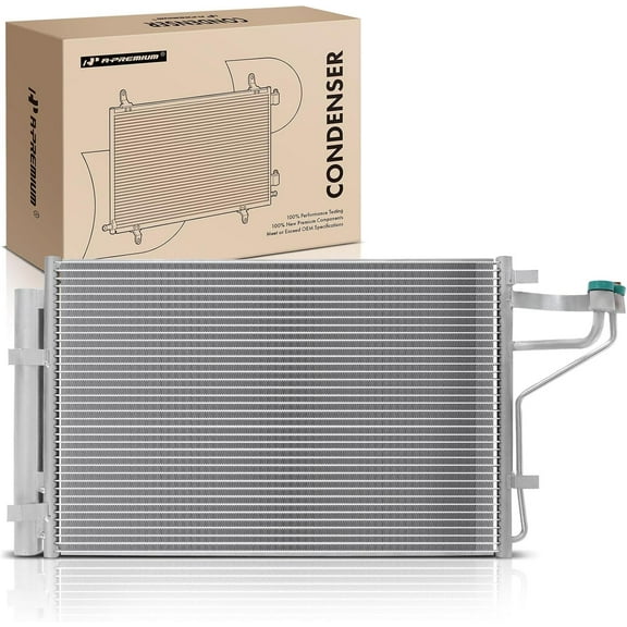 A-Premium Air Conditioning A/C Condenser Compatible with 2013-2015 Hyundai Elantra GT 1.8L 2.0L, Replace# 94606A5000