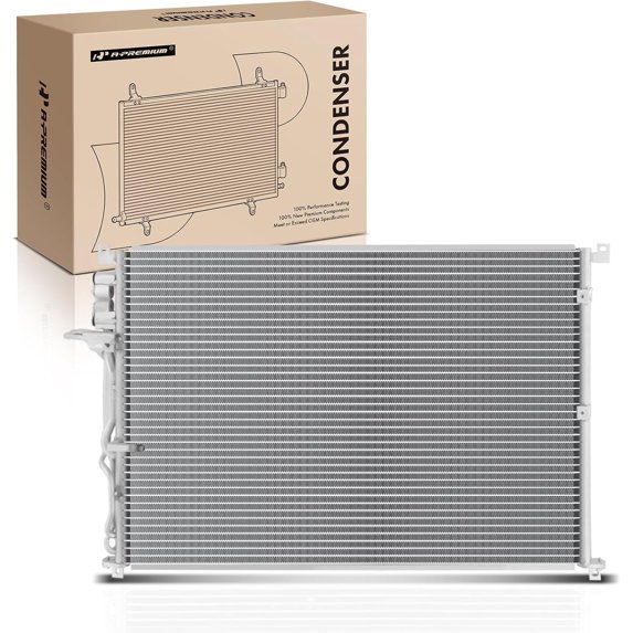 A-Premium Air Conditioning A/C Condenser Compatible with Audi A8 Quattro 2004-2011 4.2L 6.0L, Replace# 3269, 4E0260403F
