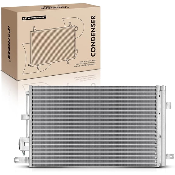 A-Premium Air Conditioning A/C Condenser Compatible with Buick Envision 2016-2019 2.0L 2.5L, Replace# 30047, 23322260