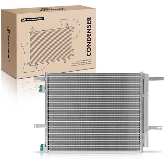 A-Premium Air Conditioning A/C Condenser Compatible with Chevrolet Camaro 2016-2021 & Cadillac CTS 2014-2019, ATS 2013-2019, Replace# 4224, 22966151