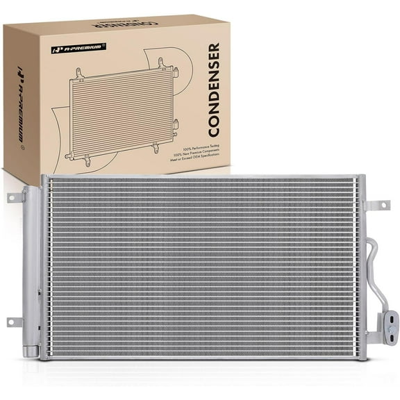 A-Premium Air Conditioning A/C Condenser Compatible with Chevrolet Spark EV 2014-2016 Electric