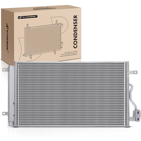 A-Premium A/C Condenser - Compatible with 2014-2016 Chevrolet Spark EV Electric, Replace# 22960940