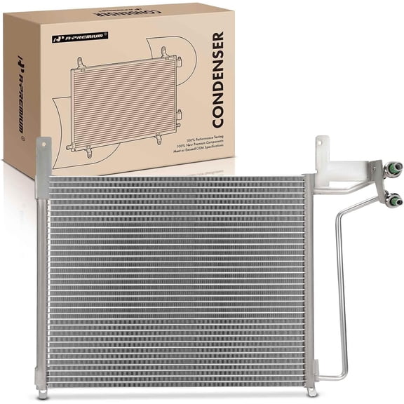 A-Premium Air Conditioning A/C Condenser Compatible with Ford Ranger 1983-1989, Bronco II 1984-1989, 2.0L 2.3L 2.8L 2.9L