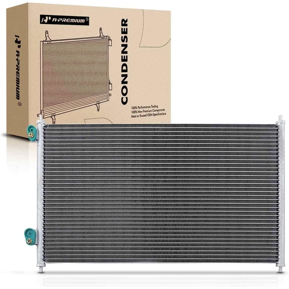 A-Premium Air Conditioning A/C Condenser Compatible with Honda Civic 2003-2005 L4 1.3L, Replace# 80110S5B003
