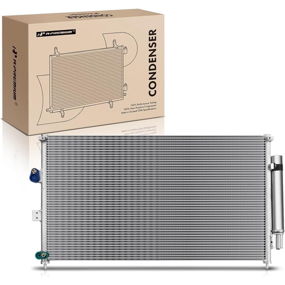 A-Premium Air Conditioning A/C Condenser Compatible with Honda Civic 2006-2011 & Acura CSX 2006-2011, Replace# 3525, 80102SVAA03