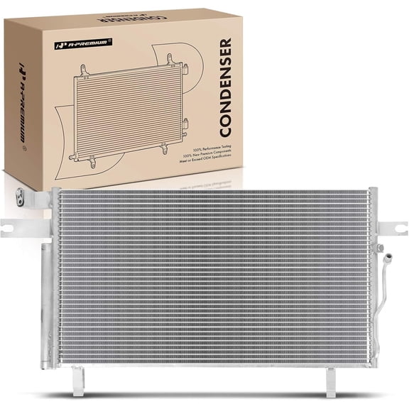 A-Premium Air Conditioning A/C Condenser Compatible with INFINITI QX4 2001-2003 & Nissan Pathfinder 2001-2004, V6 3.5L, Replace# 3109, 921004W01A