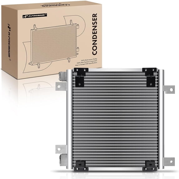 A-Premium Air Conditioning A/C Condenser Compatible with Isuzu NPR NQR 1999-2004, Replace# 9060, 8971611740