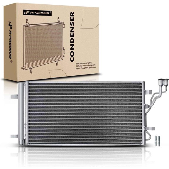 A-Premium Air Conditioning A/C Condenser Compatible with Kia Soul 2020-2021 & Hyundai Veloster 2019-2021, L4 1.6L