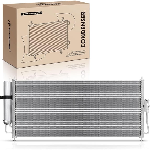 A-Premium Air Conditioning A/C Condenser Compatible with Nissan Sentra 2001-2006 1.8L 2.5L, Replace# 3099, 921104Z010