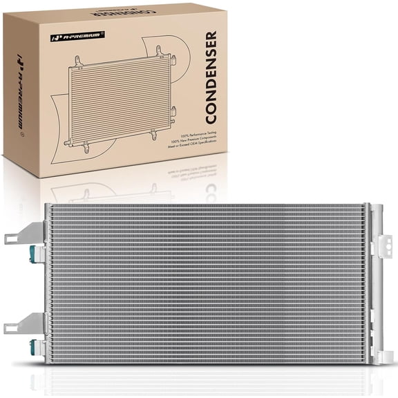 A-Premium Air Conditioning A/C Condenser Compatible with Ram ProMaster 1500 2500 3500 2014-2020, 3.0L 3.6L, Replace# 57008243AA