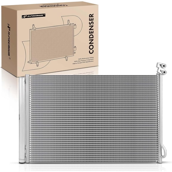 A-Premium Air Conditioning A/C Condenser Compatible with Tesla X 2016 2017 2018 2019 2020 2021, Replace# 104849900B