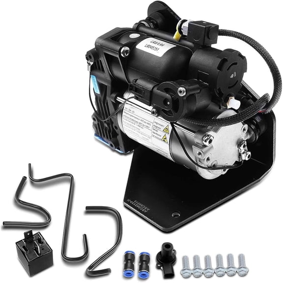 A-Premium Air Suspension Compressor Compatible with Land Rover LR3 2005-2009 LR4 2010-2016 Range Rover Sport 2006-2013 Replace# LR061663 LR072537