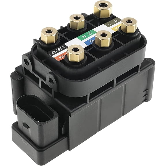 A-Premium Air Suspension Solenoid Valve Block Compatible with Mercedes-Benz CL550 2009-2014 CLS400 CLS550 E350 E400 E500 GL320 GL350 GL450 ML250 ML320 ML350 ML400, Replace# 2123200358