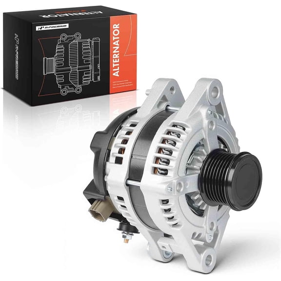 A-Premium Alternator, 12V 130A 7-Groove Pulley Clockwise | Compatible with Toyota Highlander 2008-2013, Avalon 2005-2018, Venza 2009-2015 & Lexus ES350 2007-2018, RX350 2007-2009, 3.5L