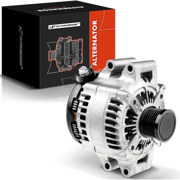 A-Premium Alternator Compatible with BMW 135i 335i 2011-2012 335i xDrive 2011-2012 X1 2013 L6 3.0L 170Amp 12V 7-Groove Clutch Pulley Clockwise Replace# 104210-6050 104210-6052