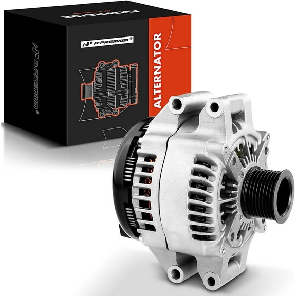 A-Premium Alternator Compatible with BMW F30 335i 12-15, F32 435i 14-16, F25 X3 13-17, F26 X4, F15 X5, F16 X6, F10 535i, F01 740i, 3.0L, 12V 210A CW 8-Groove Clutch Pulley, Replace# 12317616119