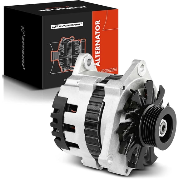 A-Premium Alternator Compatible with Chevrolet Camaro & Pontiac Firebird 1993 1994 1995, V6 3.4L, 12Volt 105Amp Clockwise 6-Groove Pulley, Replace# 10463375, 1101644