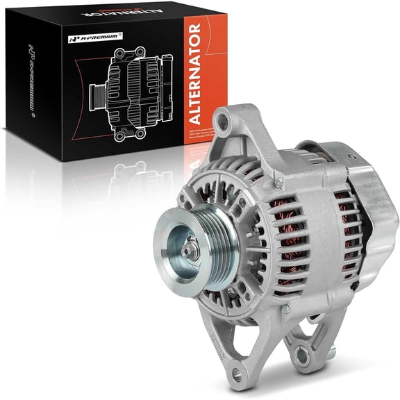 A-Premium Alternator Compatible with Chrysler Concorde, Intrepid, LHS, New Yorker & Dodge Intrepid & Eagle Vision & Plymouth Prowler, 3.3L 3.5L, 12V 90A 6-Groove Pulley Clockwise, Replace# 4609034