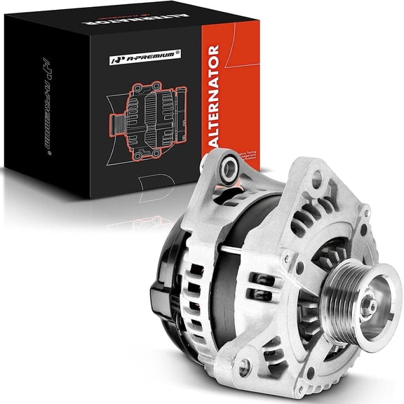 A-Premium Alternator Compatible with Dodge Grand Caravan 08-10 & Chrysler Town & Country 08-10, Pacifica 07-08 & Volkswagen Routan 09-10 V6 4.0L, 12V 160A 6-Groove Pulley Clockwise