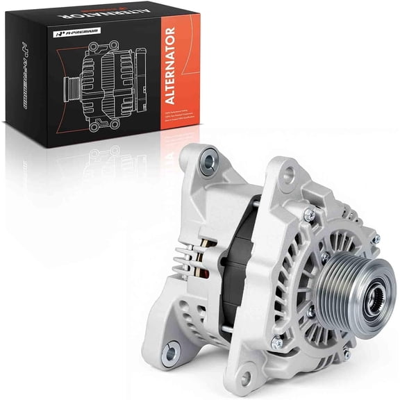 A-Premium Alternator Compatible with Dodge Ram 2500 3500 2010 & Ram 2500 3500 2011-2020, 4500 5500 2011-2018, L6 6.7L, 12V 180A CW 8-Groove Clutch Pulley, Replace# A003TX0381, 04801768AA