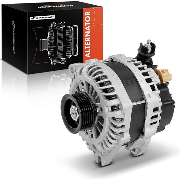A-Premium Alternator Compatible with Ford Expedition 2015-2017 & Lincoln Navigator 2015-2017, 3.5L, 12V 250A 6-Groove Pulley Clockwise, Replace# FL1Z10346A, FL1Z10346B