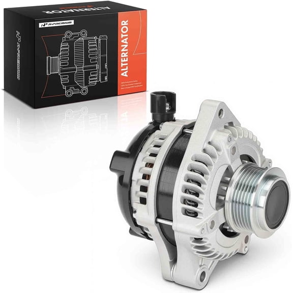 A-Premium Alternator Compatible with Honda Pilot 2016-2022, Odyssey 2018-2023, Ridgeline 2017-2023, Passport 2019-2023 & Acura MDX 2014-2020, 3.5L, 12V 155A 6-Groove Clutch Pulley Clockwise