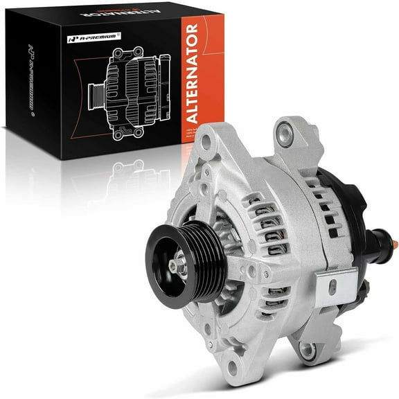 A-Premium Alternator Compatible with Hyundai Sonata 15-19, Santa Fe 19-20, Santa Fe Sport 17-18 & Kia Optima 16-20, Sorento 15-20, Sportage 17-21, 2.0L 2.4L, 12V 150A 6-Groove Pulley CW