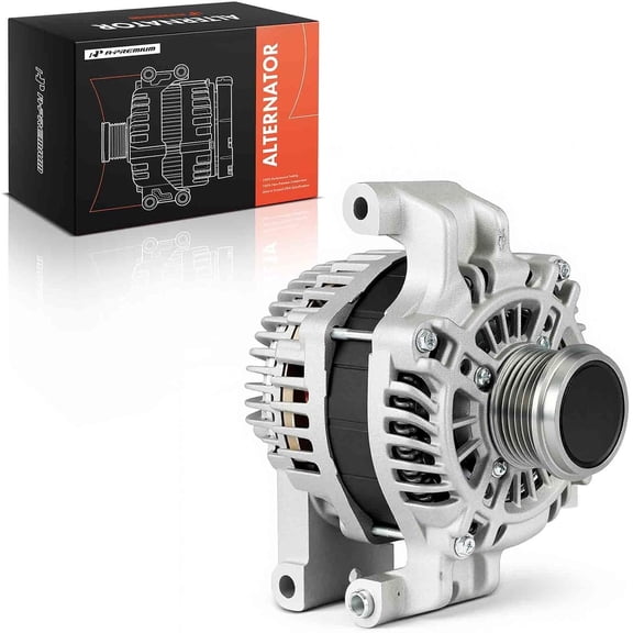 A-Premium Alternator Compatible with Jeep Cherokee 2014-2019, Compass, Renegade & Chrysler 200 & Ram ProMaster City & Fiat 500X, 2.4L, 12V 160A CW 6-Groove Pulley, Replace# 56029624AA, 56029624AB
