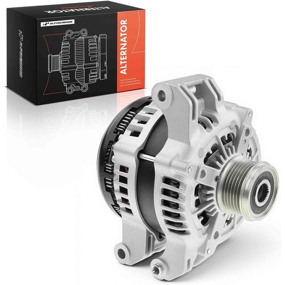 A-Premium Alternator Compatible with Jeep Grand Cherokee 11-21 & Dodge Charger 11-23, Durango 11-23 & Ram 1500 13-18, V6 3.6L, 12V 220Amp CW 6-Groove Pulley, Replace# 421000-7050, 56029649AA