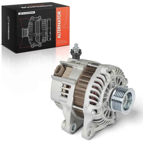 A-Premium Alternator Compatible with Mazda CX-5 CX5 2013-2019/2022-2023, 3 2014-2018, 6 2014-2021, CX-3 2016-2021, MX-5 Miata & Toyota Yaris, Yaris iA & Scion iA, 12V 100A 6-Groove Pulley Clockwise