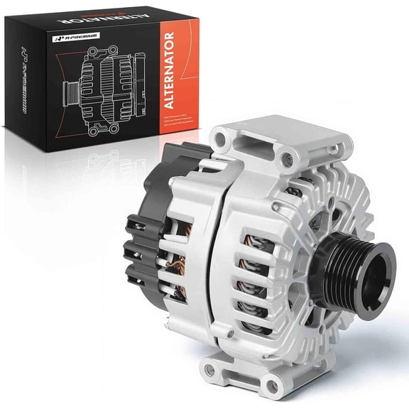 A-Premium Alternator Compatible with Mercedes-Benz C350 2012, E350 2012-2016, R350 2012-2013, SLK350, GLE350, ML350, 3.5L, 12V 180A 6-Groove Pulley CW
