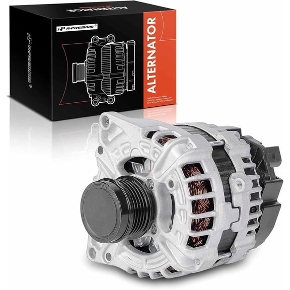 A-Premium Alternator Compatible with Mercedes-Benz CLA250 2014-2019, GLA250 2015-2020, 2.0L, 12V 150A 5-Groove Clutch Pulley Clockwise, Replace# 0125711055, 0125711030