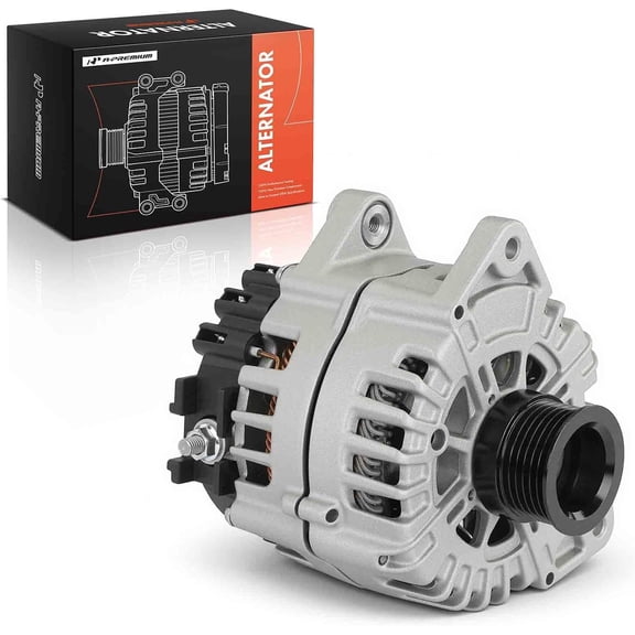 A-Premium Alternator, 12V 180A 6-Groove Pulley Clockwise | Compatible with Mercedes-Benz E550 2012-2017, ML550 2013-2014, S550 2012-2014, CL550, CLS550, GL450, GL550, SL550, SLK55 AMG