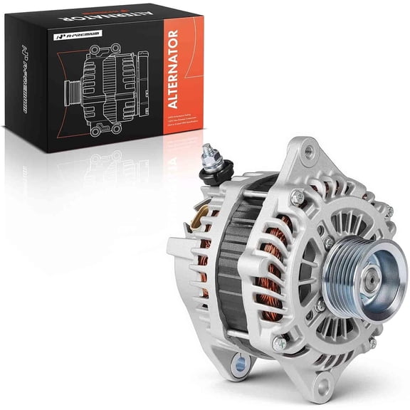 A-Premium Alternator Compatible with Nissan Altima 2011-2018, Murano 2017-2018, Maxima 2011-2014/2016-2018, 3.5L, 12V 130A 7-Groove Pulley Clockwise, Replace# A003TJ3691, A003TJ3691ZC