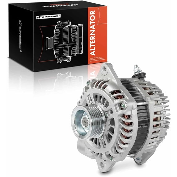 A-Premium Alternator Compatible with Nissan Murano 2016, Pathfinder 2017-2020, Maxima 2019-2022 & Infiniti QX60 2017-2020, 3.5L, 12V 150A 7-Groove Pulley Clockwise, Replace# A003TJ4691ZC, 23100-9UA0A