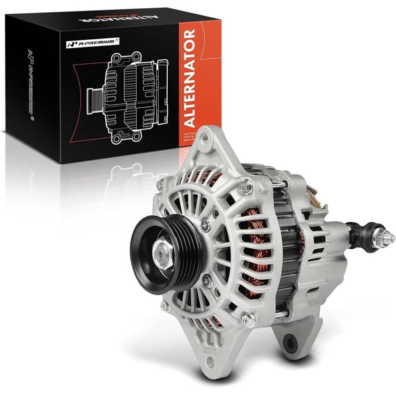A-Premium Alternator Compatible with Subaru Impreza 2004-2010, Forester 2006-2010 & Saab 9-2X 2006, 2.5L, 12V 90A 5-Groove Pulley Clockwise, Replace# 23700AA380, 23700AA420