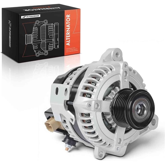 A-Premium Alternator Compatible with Toyota Camry 2007-2009,Corolla 2009-2010, Matrix 2009-2013 & Pontiac Vibe 2009-2010 & Scion xB, 2.4L, 100A 12V CW 7-Groove Pulley, Replace# 1042104880, 2706028320