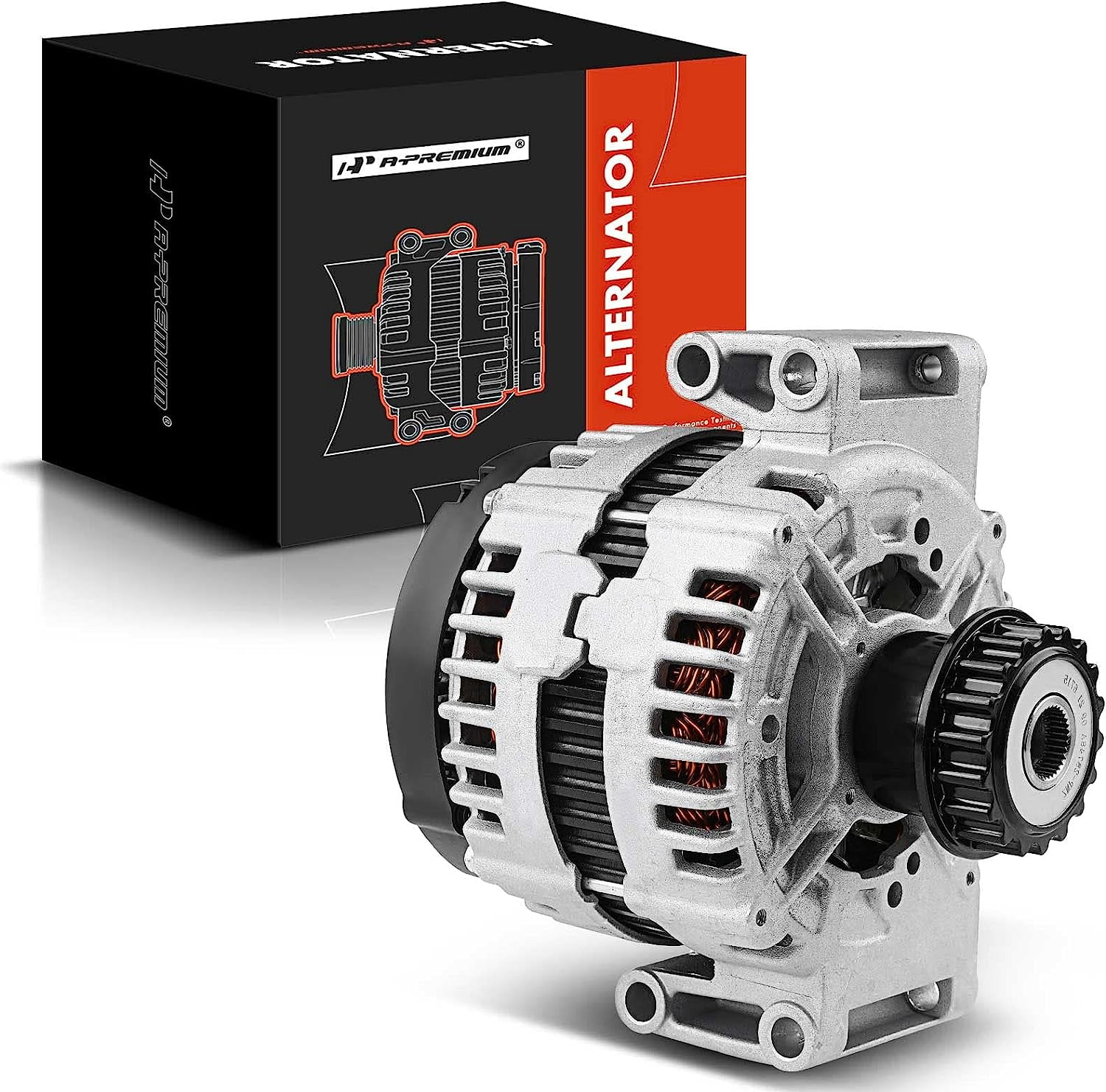 A-Premium Counterclockwise Alternator Compatible with Volvo Vehicles ...