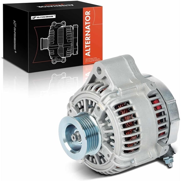 A-Premium Alternator Compatible with Lexus LS400 1990-1992 V8 4.0L, 100Amp 12V Clockwise 6-Groove Pulley